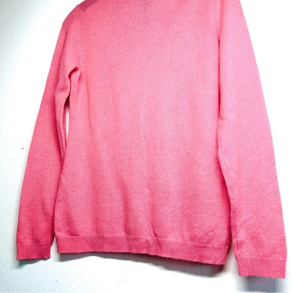 Charter Club Luxury Cashmere Salmon Turtleneck Sweater - Picture 8 of 8